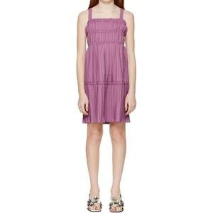 NEW SEA kid's nomi solid sleeveless dress in lilac